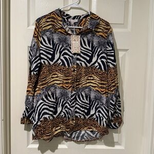 DC Signature Collection Animal Print Shirt